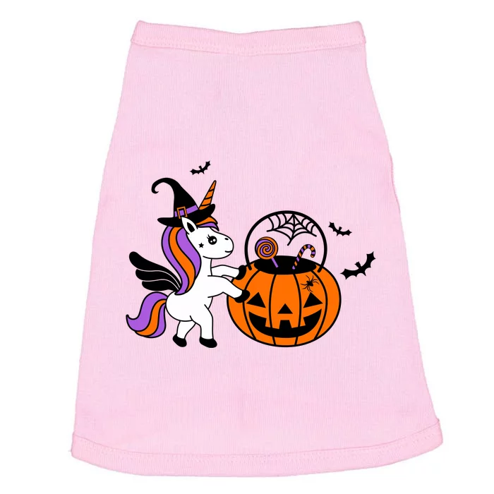 Unicorn Treat Or Trick Halloween Doggie Tank