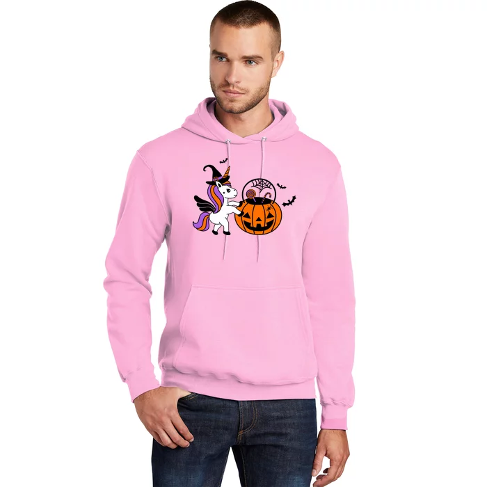 Unicorn Treat Or Trick Halloween Hoodie