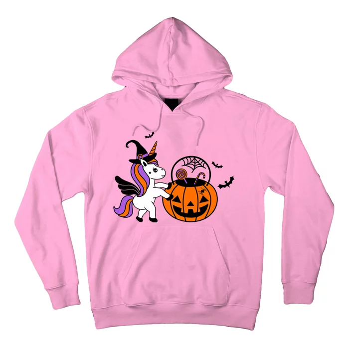 Unicorn Treat Or Trick Halloween Hoodie