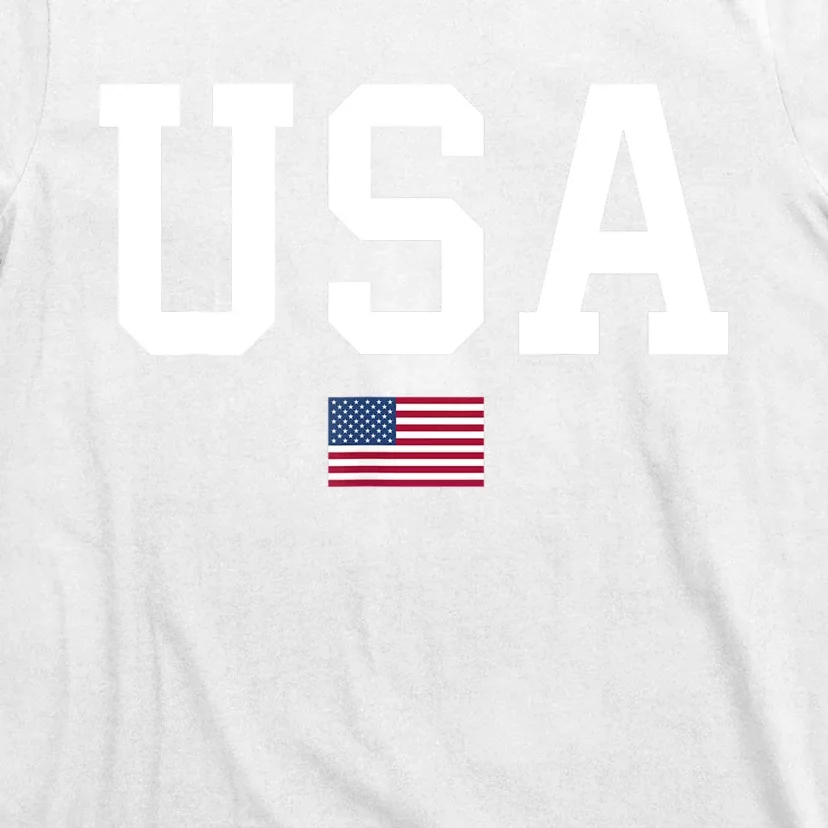 USA T Patriotic American Flag July 4th T-Shirt