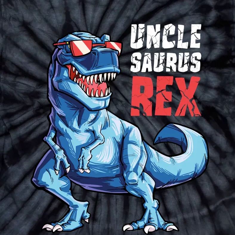 Unclesaurus T Rex Dinosaur Uncle Saurus Family Matching Sweat Tie-Dye T-Shirt