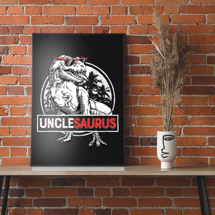 Unclesaurus T Rex Dinosaur Uncle Saurus Family Matching Poster