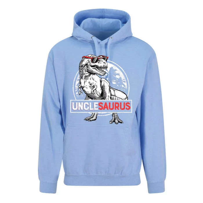 Unclesaurus T Rex Dinosaur Uncle Saurus Family Matching Unisex Surf Hoodie