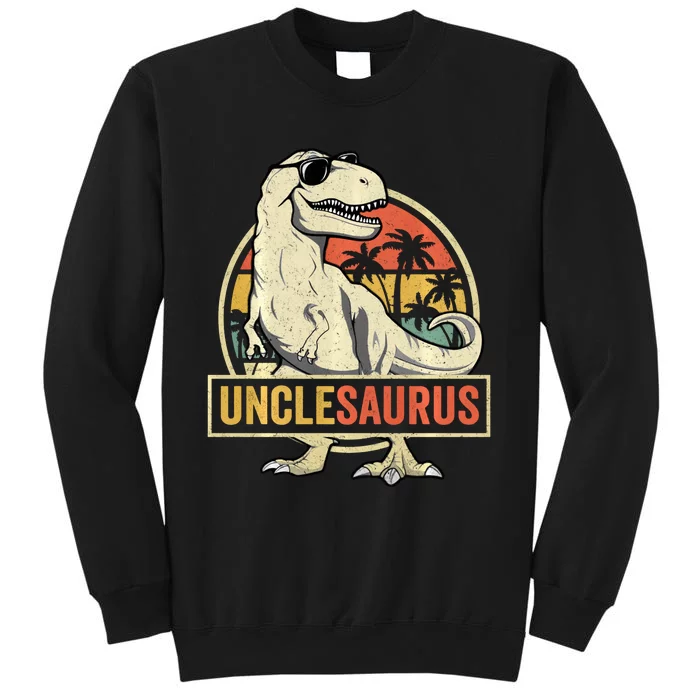 Unclesaurus T Rex Dinosaur Uncle Saurus Family Matching Long Sleeve Sweatshirt