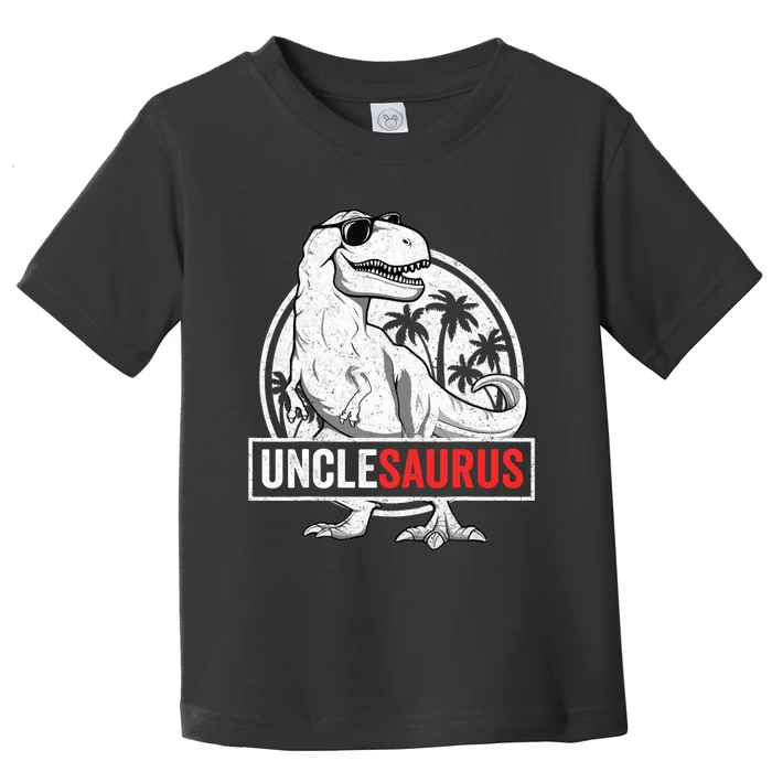 Unclesaurus T Rex Dinosaur Uncle Saurus Family Matching Toddler T-Shirt