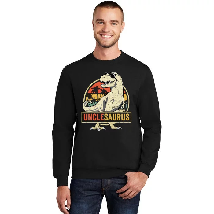 Unclesaurus T Rex Dinosaur Uncle Saurus Family Matching Sweatshirt