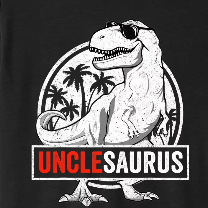 Unclesaurus T Rex Dinosaur Uncle Saurus Family Matching ChromaSoft Performance T-Shirt