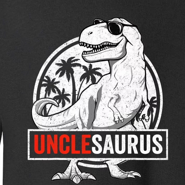 Unclesaurus T Rex Dinosaur Uncle Saurus Family Matching Toddler Sweatshirt