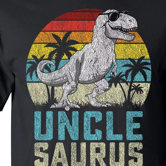 Unclesaurus T Rex Dinosaur Uncle Saurus FatherS Family Tall T-Shirt