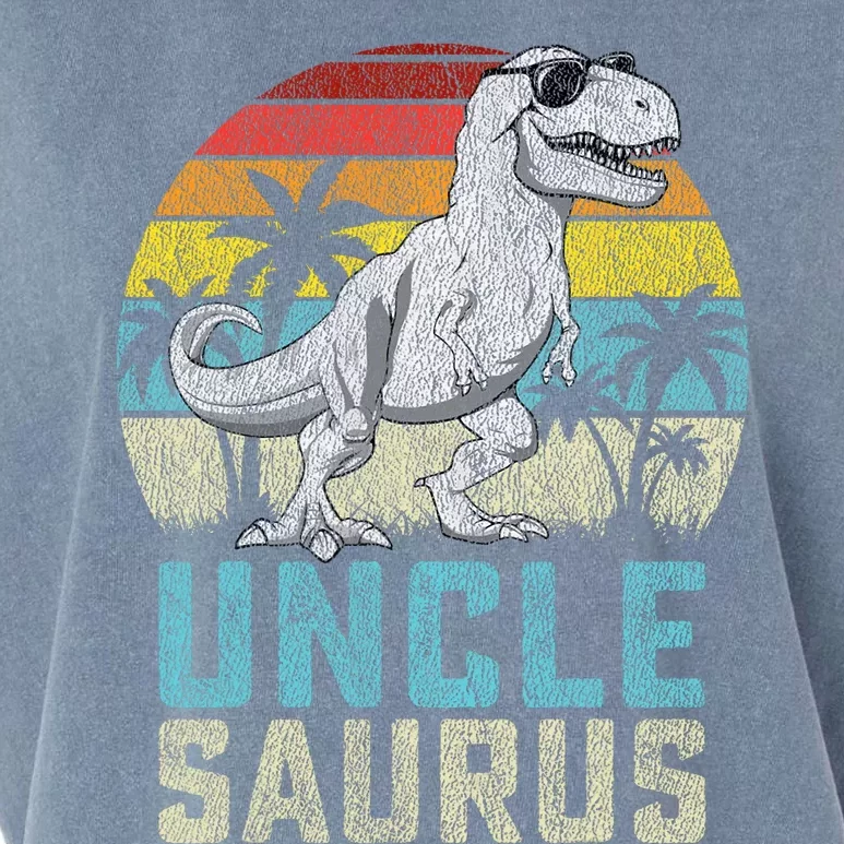 Unclesaurus T Rex Dinosaur Uncle Saurus FatherS Family Garment-Dyed Women's Muscle Tee