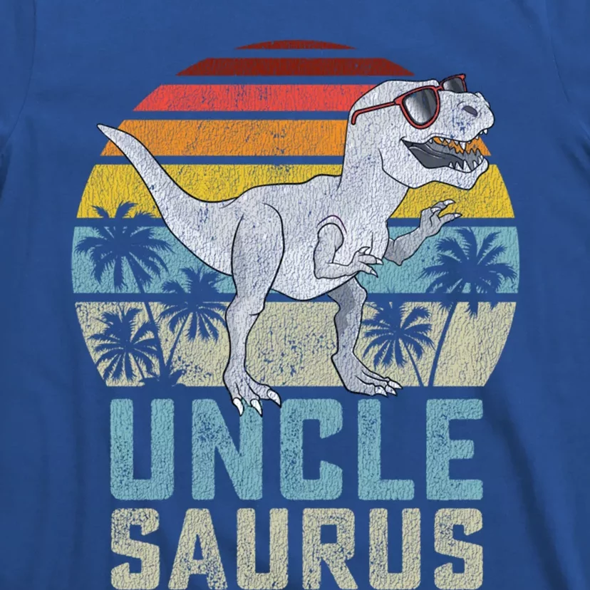 Unclesaurus T Rex Dinosaur Uncle Saurus Family Matching Funny Gift T-Shirt