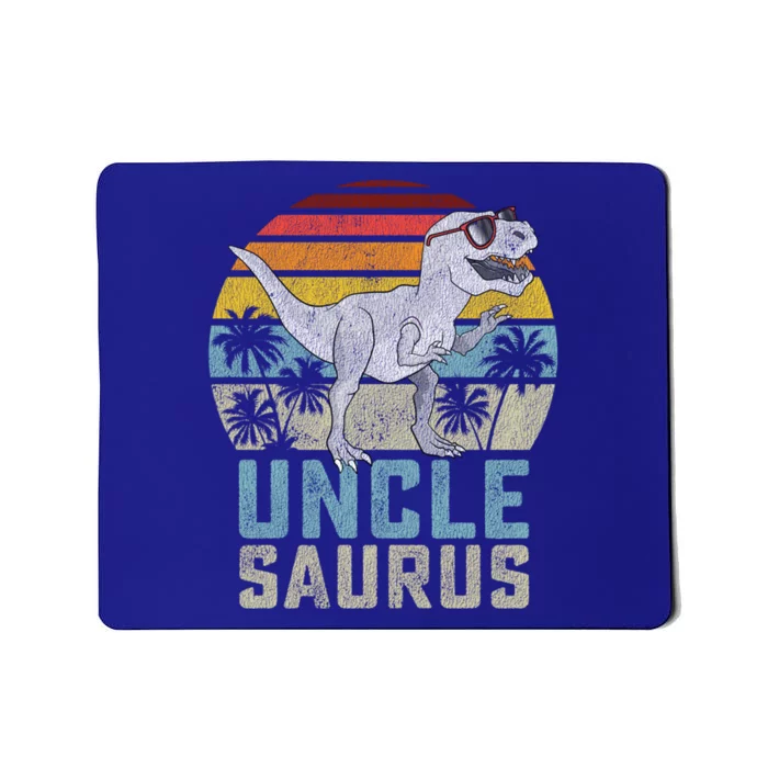 Unclesaurus T Rex Dinosaur Uncle Saurus Family Matching Funny Gift Mousepad