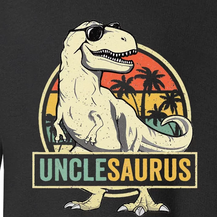 Unclesaurus T Rex Dinosaur Uncle Saurus Family Matching Toddler Sweatshirt