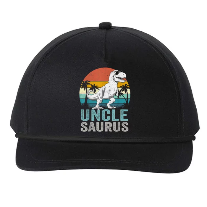 Unclesaurus T Rex Dinosaur Uncle Saurus Family Matching Snapback Five-Panel Rope Hat