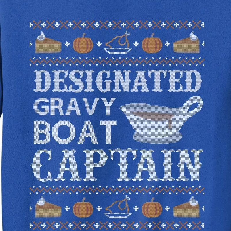 Ugly Thanksgiving Sweater Gravy Boat Captain Gift Sweatshirt