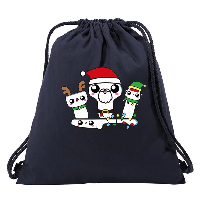 Ultrasound Tech Sonographer Radiology Sonography Christmas Drawstring Bag