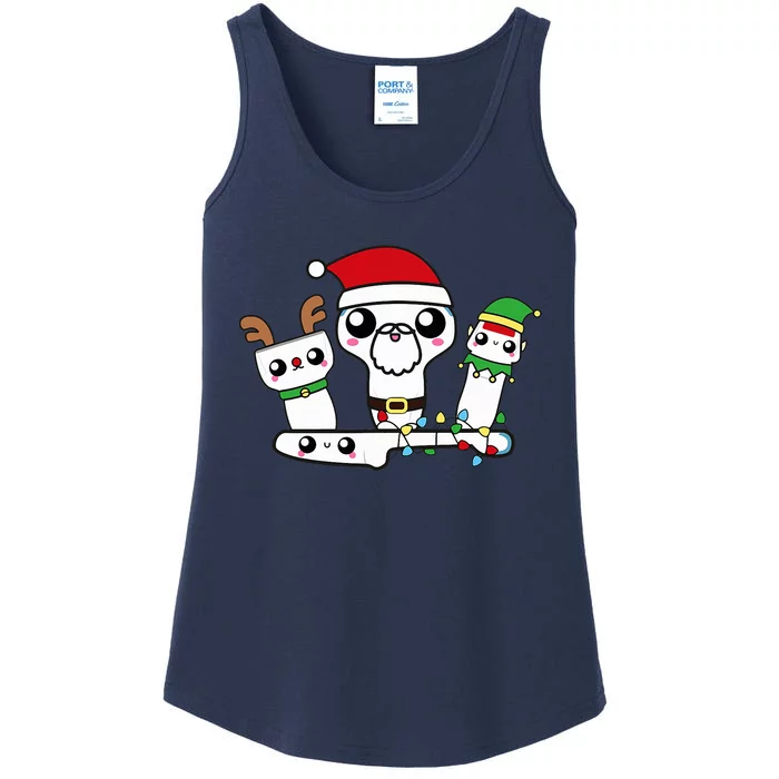 Ultrasound Tech Sonographer Radiology Sonography Christmas Ladies Essential Tank