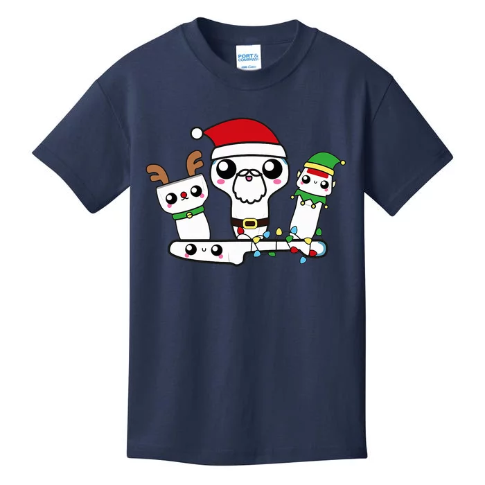 Ultrasound Tech Sonographer Radiology Sonography Christmas Kids T-Shirt