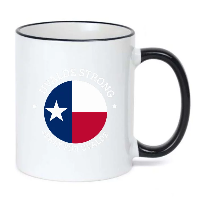 Uvalde Texas Strong Protect Kids Not Guns Black Color Changing Mug