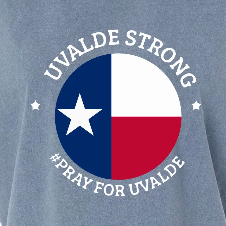 Uvalde Texas Strong Protect Kids Not Guns Garment-Dyed Women's Muscle Tee