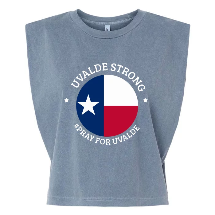 Uvalde Texas Strong Protect Kids Not Guns Garment-Dyed Women's Muscle Tee