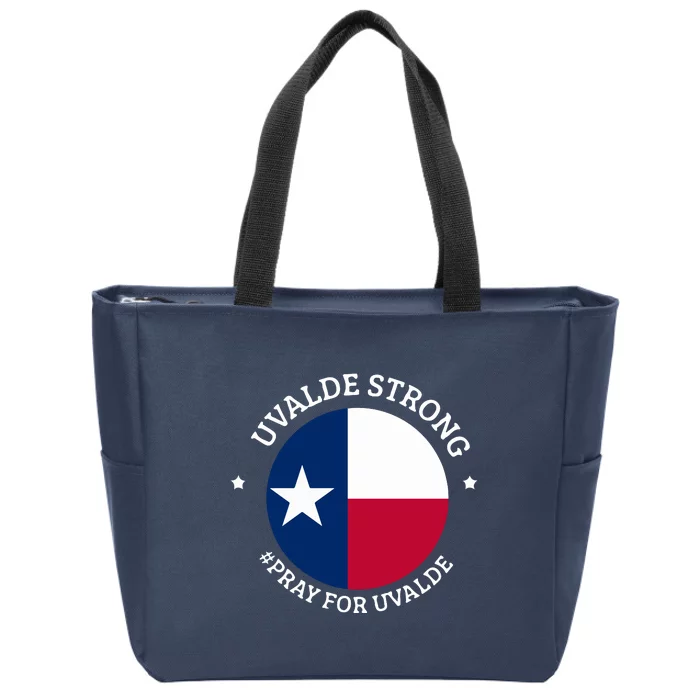 Uvalde Texas Strong Protect Kids Not Guns Zip Tote Bag