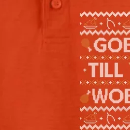 Ugly Thanksgiving Sweater Funny Gobble Wobble Meaningful Gift Meaningful Gift Dry Zone Grid Performance Polo