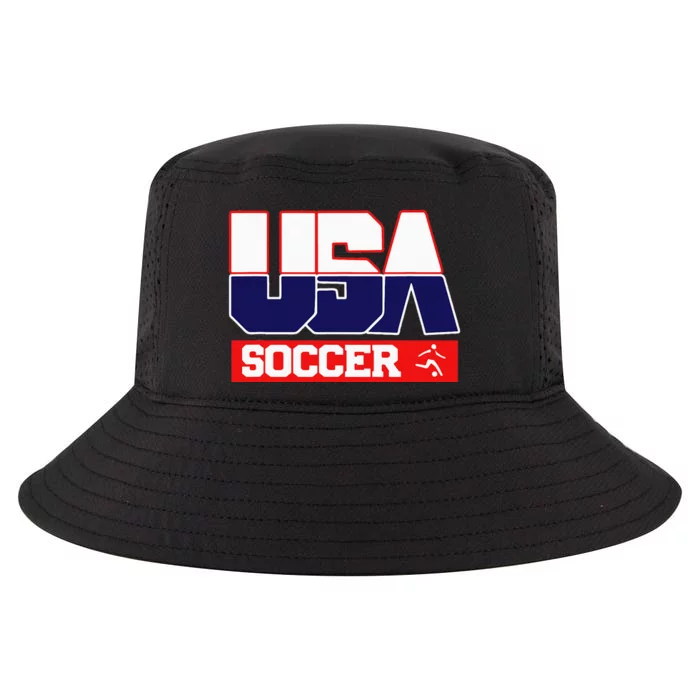 Usa Team Soccer American Cool Comfort Performance Bucket Hat