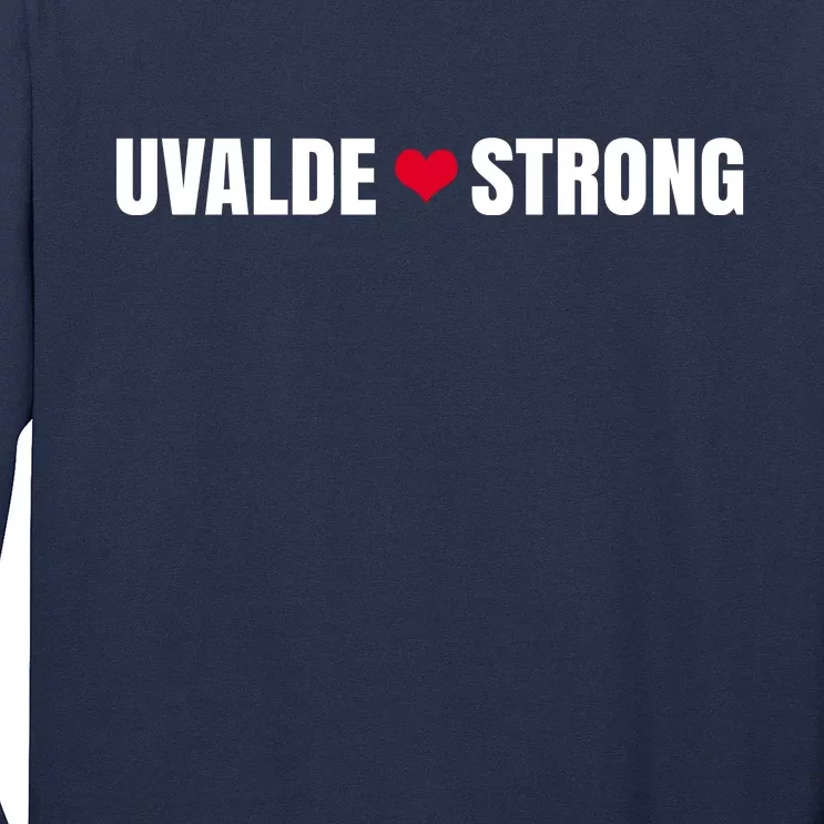 Uvalde Texas Strong Heart Long Sleeve Shirt