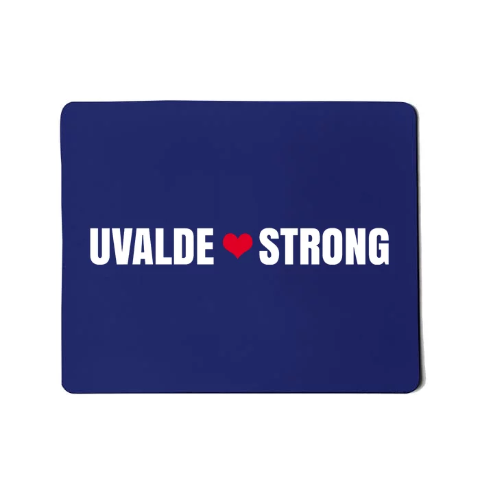 Uvalde Texas Strong Heart Mousepad