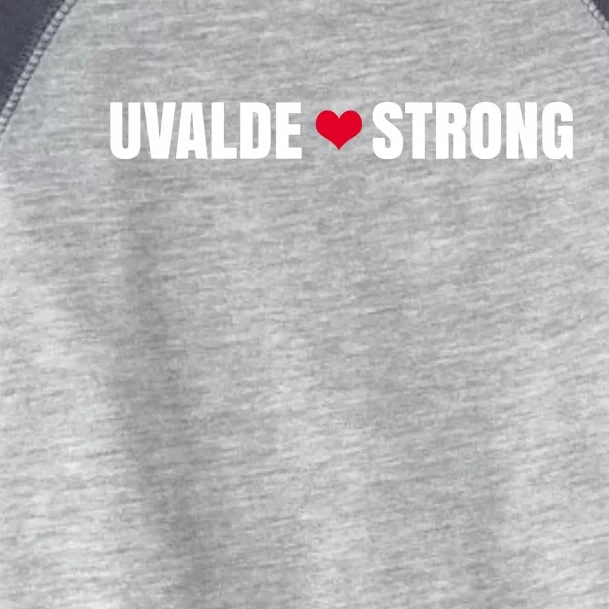 Uvalde Texas Strong Heart Toddler Fine Jersey T-Shirt