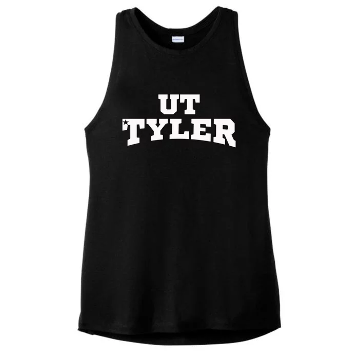 Ut Tyler Student Gift Ladies Tri-Blend Wicking Tank