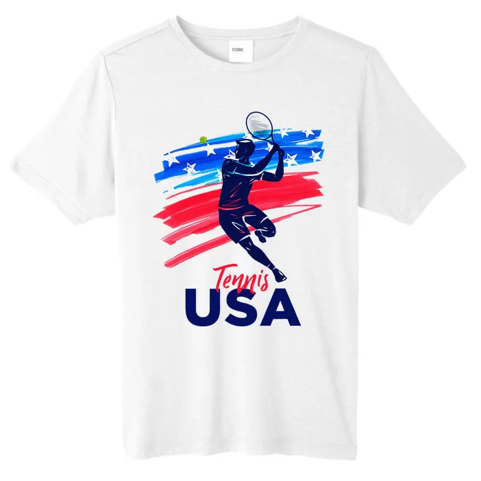 Usa Tennis Support The T.E.A.M. U.S.A Tennis Lover ChromaSoft Performance T-Shirt