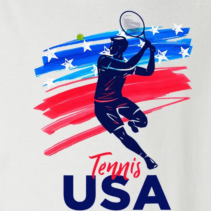 Usa Tennis Support The T.E.A.M. U.S.A Tennis Lover Toddler Long Sleeve Shirt