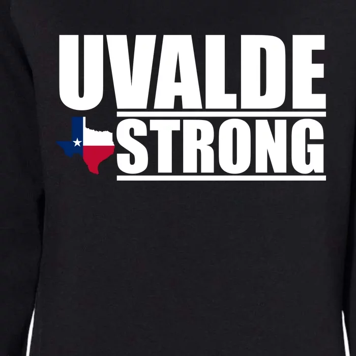 Uvalde Texas Strong Womens California Wash Sweatshirt