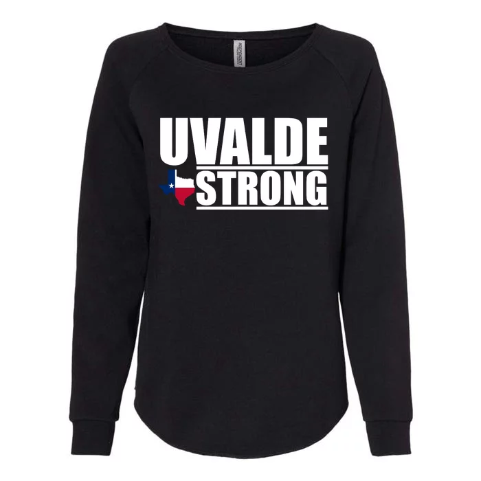 Uvalde Texas Strong Womens California Wash Sweatshirt