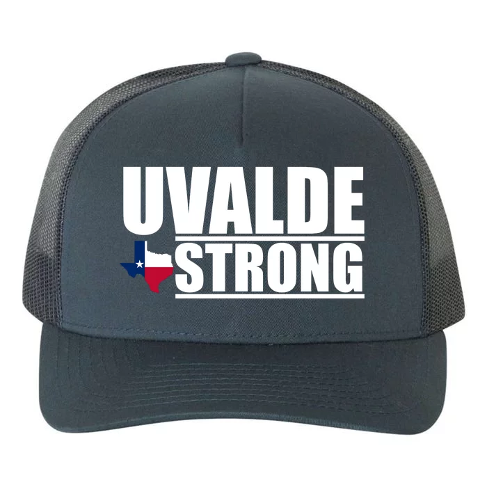 Uvalde Texas Strong Yupoong Adult 5-Panel Trucker Hat