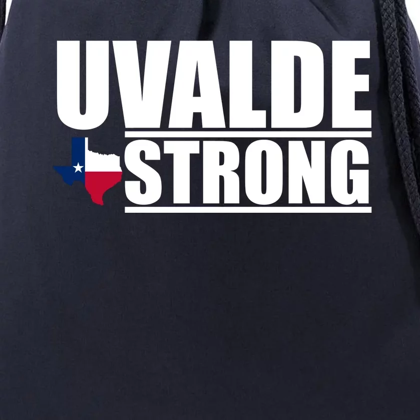 Uvalde Texas Strong Drawstring Bag