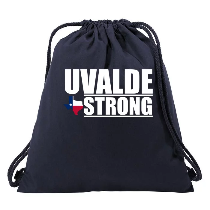 Uvalde Texas Strong Drawstring Bag