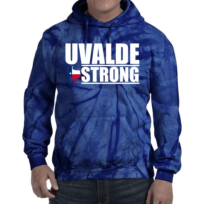 Uvalde Texas Strong Tie Dye Hoodie