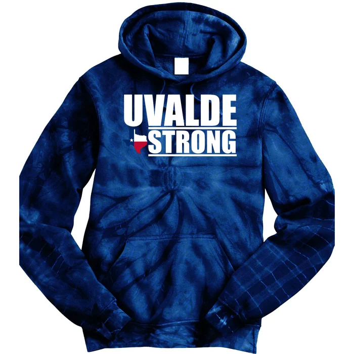 Uvalde Texas Strong Tie Dye Hoodie