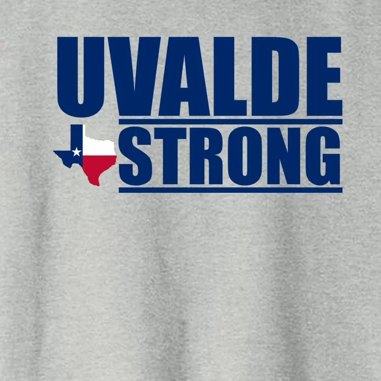 Uvalde Texas Strong Women's Crop Top Tee