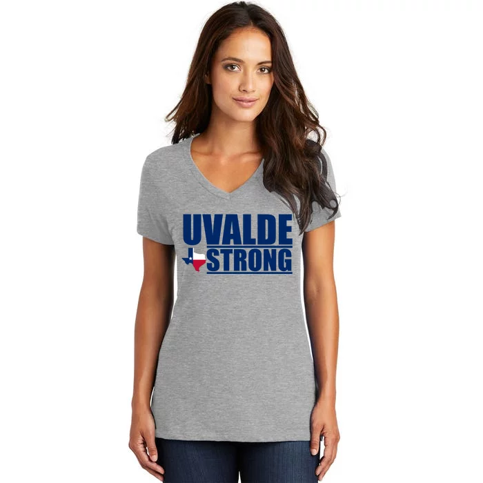 Uvalde Texas Strong Women's V-Neck T-Shirt