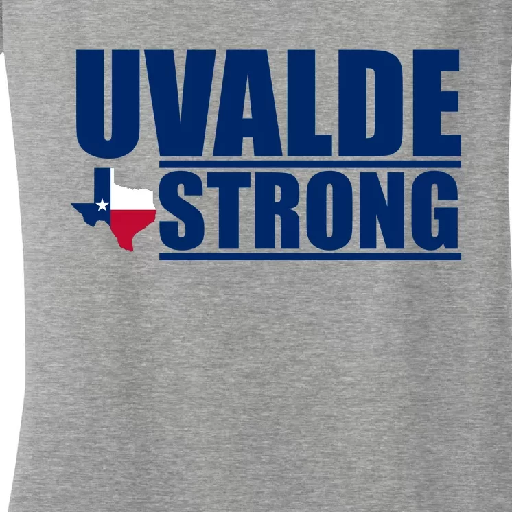 Uvalde Texas Strong Women's V-Neck T-Shirt