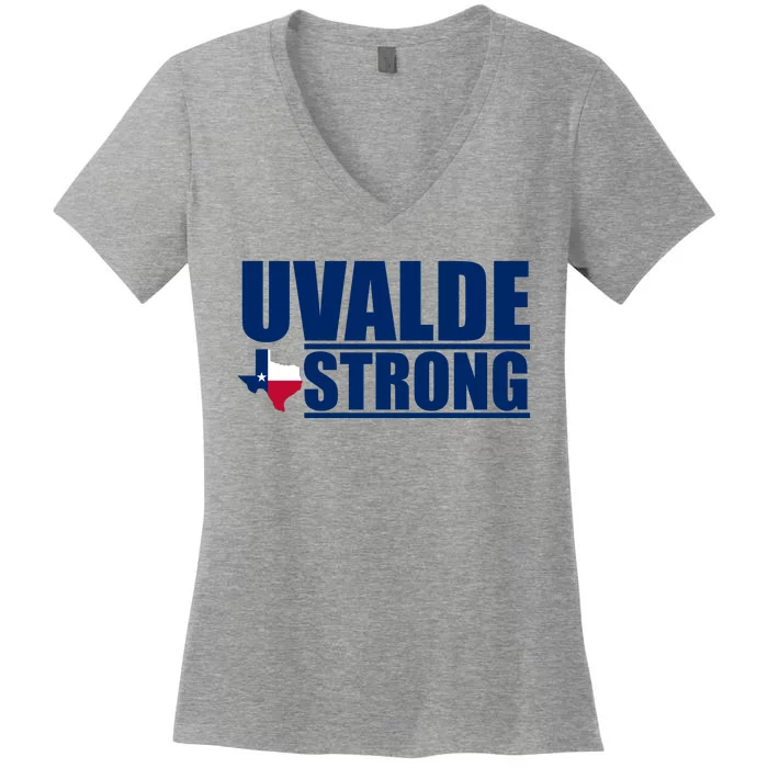 Uvalde Texas Strong Women's V-Neck T-Shirt