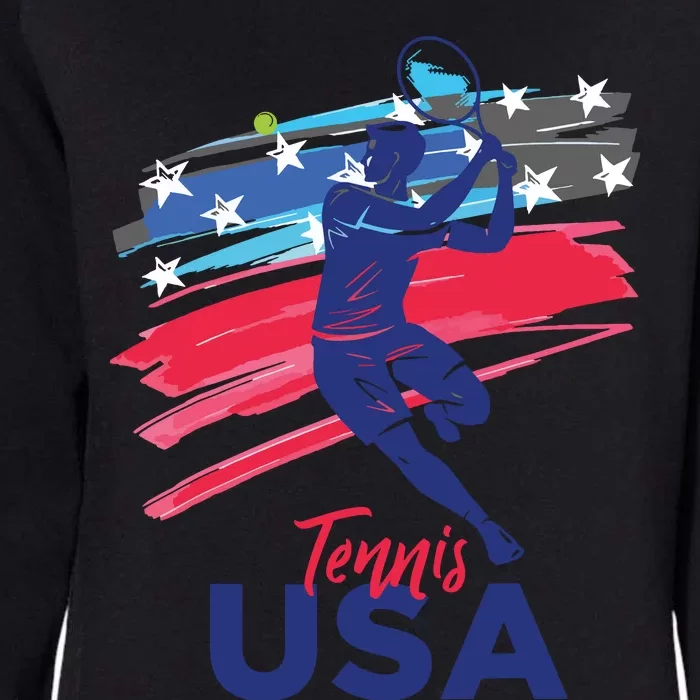 USA Tennis Support The Team Shirts USA Tennis Lover Womens California Wash Sweatshirt