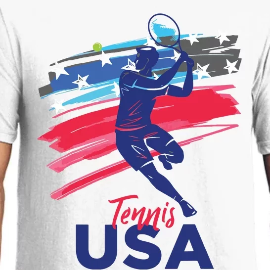 USA Tennis Support The Team Shirts USA Tennis Lover Pajama Set