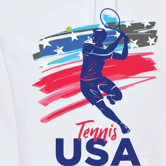 USA Tennis Support The Team Shirts USA Tennis Lover Premium Hoodie