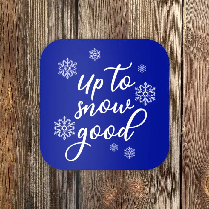 Up To Snow Good Snowflakes Scatter Gift Coaster