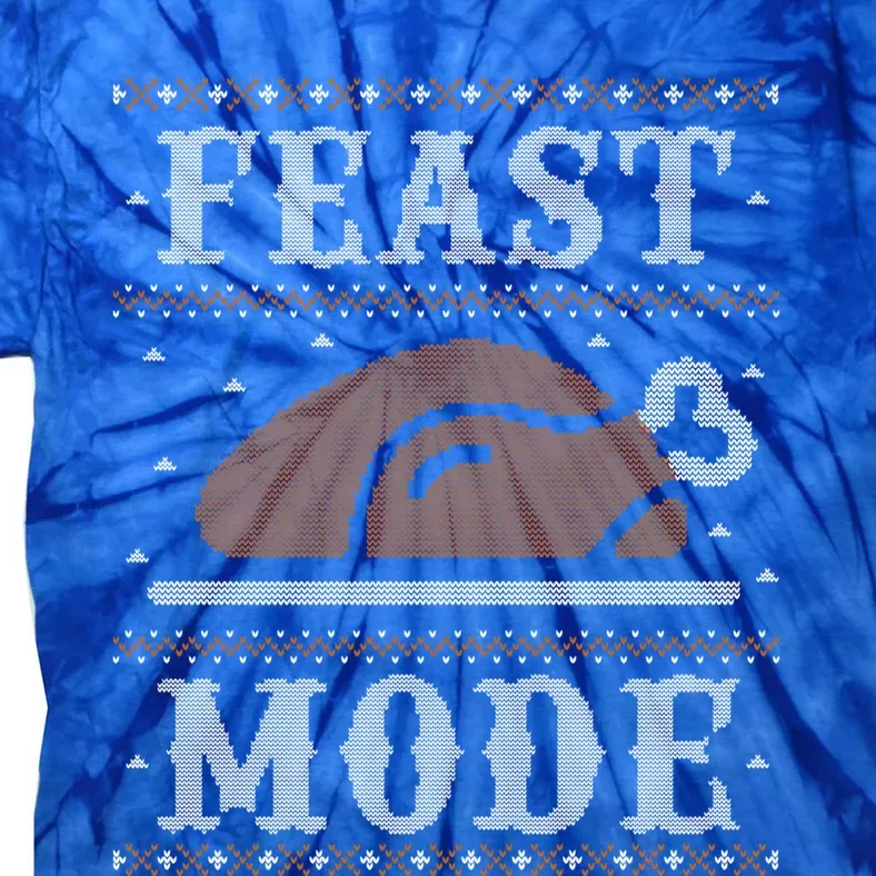 Ugly Thanksgiving Sweater Funny Feast Mode Gift Tie-Dye T-Shirt